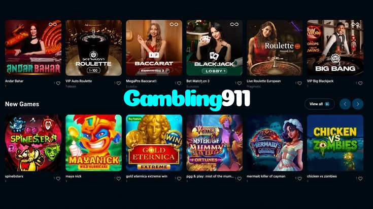 Gambling911 خوش آمدید بونس +600% پیشکش موبائل ایپ کے پروموشن سیکشن میں دکھائی دیتی ہے۔
